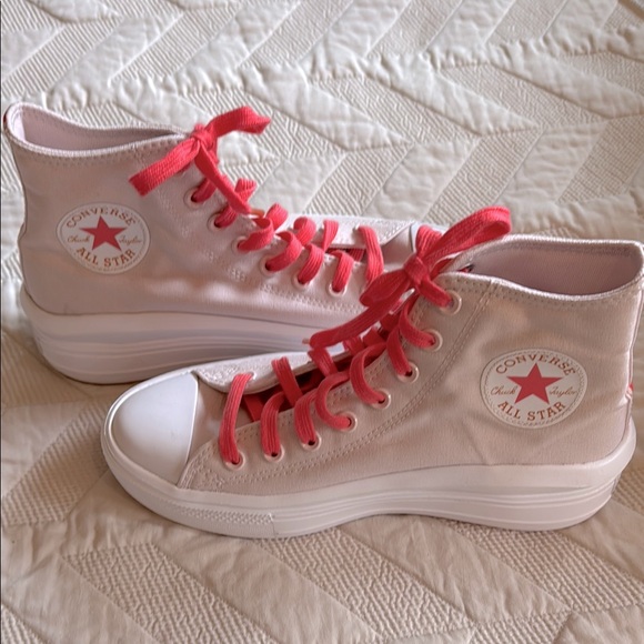 Converse Shoes - Converse Women's Pink High-Top Sneakers